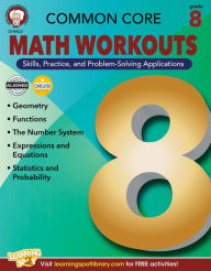 Title: Common Core Math Workouts, Grade 8, Author: Mace