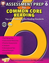Title: Assessment Prep for Common Core Reading, Grade 6, Author: Cameron