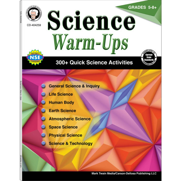 Science Warm-Ups, Grades 5 - 8