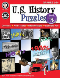 Title: U.S. History Puzzles, Book 3, Grades 5 - 8, Author: Mark Twain Media