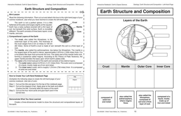 Interactive Notebook: Earth & Space Science, Grades 5 - 8