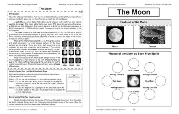 Interactive Notebook: Earth & Space Science, Grades 5 - 8