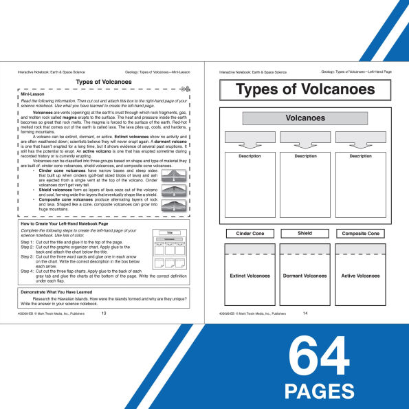 Interactive Notebook: Earth & Space Science, Grades 5 - 8