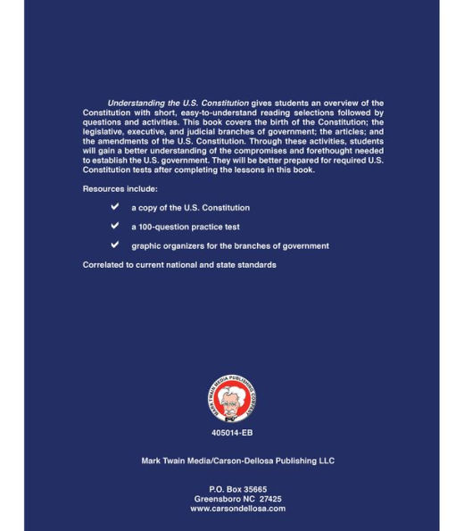 Understanding the U.S. Constitution, Grades 5 - 12