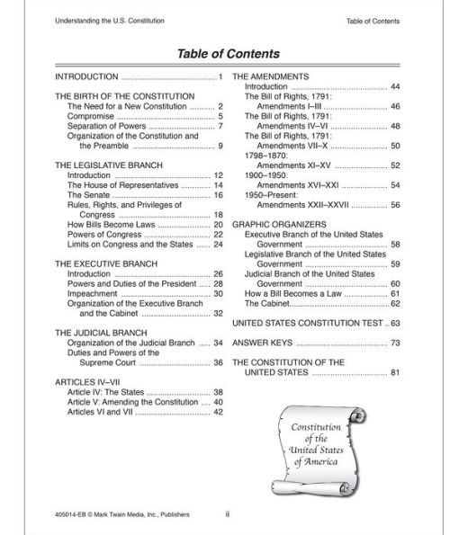 Understanding the U.S. Constitution, Grades 5 - 12