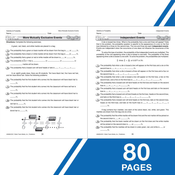 Statistics & Probability, Grades 5 - 12