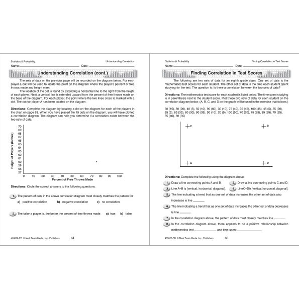 Statistics & Probability, Grades 5 - 12