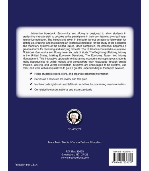 Interactive Notebook: Economics and Money