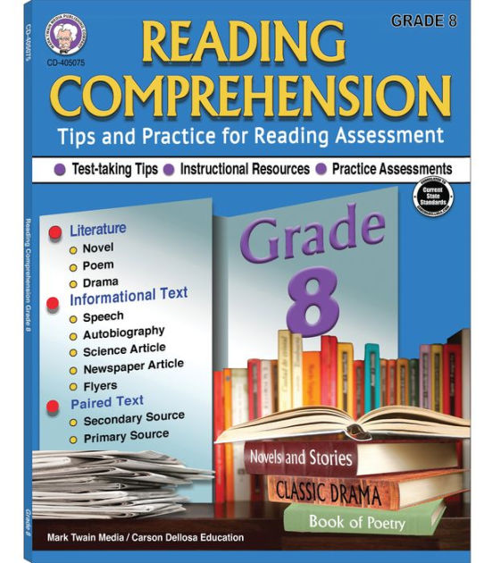 Reading Comprehension, Grade 8 by Schyrlet Cameron, Suzanne Myers ...