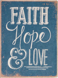 Title: Deconstructed Faith Hope Love Journal 6.5'' x 8.5'', Author: Orange Circle Studio