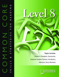 Title: Common Core Skills & Strategies for Reading Level 8, Author: Saddleback Educational Publishing
