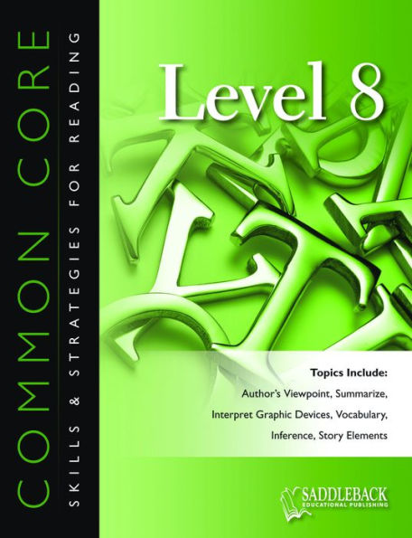 Common Core Skills & Strategies for Reading Level 8