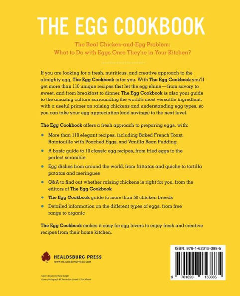 The Egg Cookbook: Creative Farm-to-Table Guide to Cooking Fresh Eggs