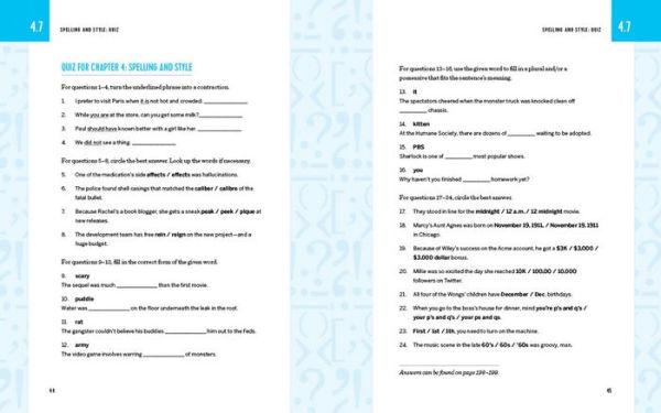 The Perfect English Grammar Workbook: Simple Rules and Quizzes to Master Today's English