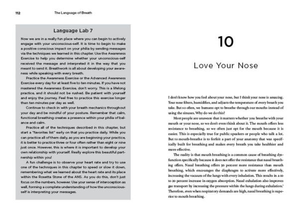 The Language of Breath: Discover Better Emotional and Physical Health through Breathing Self-Awareness--With 20 holistic breathwork practices