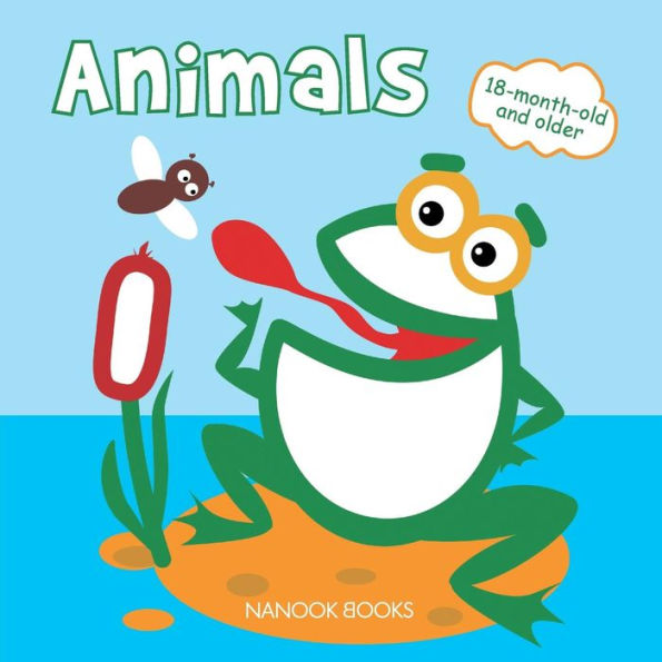 Animals: Color Inside the Lines, Copy Coloring Book for Toddlers, 21 Fun Animals to Color for Early Childhood Learning:
