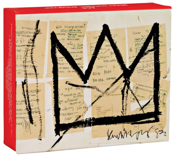 teNeues - QuickNotes: Jean-Michel Basquiat Crown Untitled, Notecards with Box, Blank Inside, 20 Full Color Notecards with 20 Classic White Envelopes, Gift Box, Magnetic Closure: Our Standard Size Set of 20 Notecards in a box with Magnetic Closure