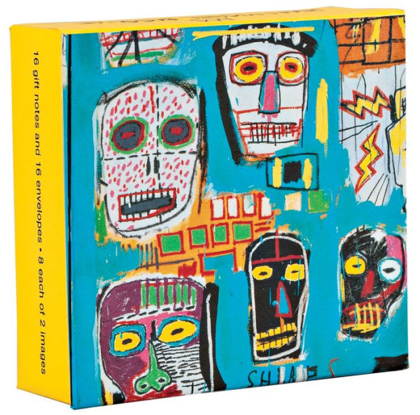 Jean-Michel Basquiat Mini FlipTop Notecard Box: Gift Enclosures Full Color Mini Cards and Envelopes