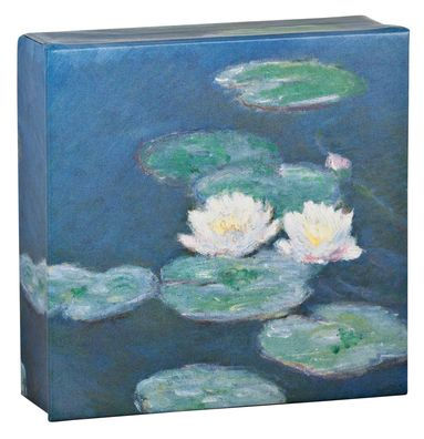 Monet Mini FlipTop Notecard Box: Gift Enclosures Full Color Mini Cards and Envelopes