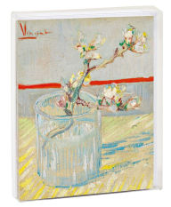 Title: Vincent van Gogh Notecard Set: Sprig of Flowering Almond in a Glass, Arles, 1888, Author: Vincent van Gogh