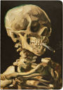 teNeues - A5 Notebook: Head of a Skeleton with a Burning Cigarette by Vincent Van Gogh, Skull, Paperback - 140 Lined Pages with Lay Flat Binding: Our A5 Size Standard Paperback Notebook