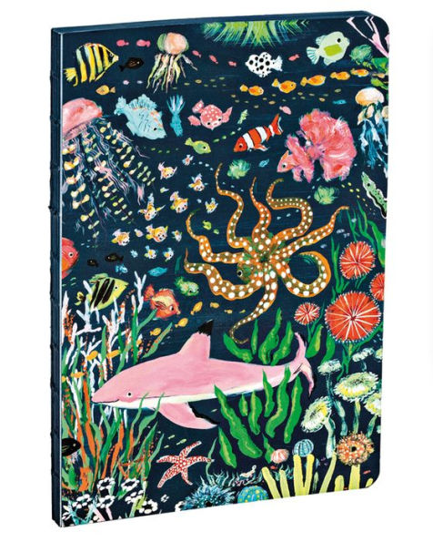 Pink Shark A5 Notebook: Our A5 Size Standard Paperback Notebook