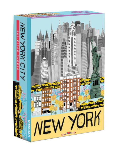 New York City 500-Piece Puzzle: 500-Piece Puzzle in a compact 2-piece box