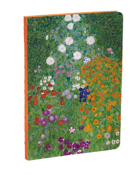 teNeues - A5 Notebook: Flower Garden by Gustav Klimt, Paperback - 140 Lined Pages with Lay Flat Binding: Our A5 Size Standard Paperback Notebook