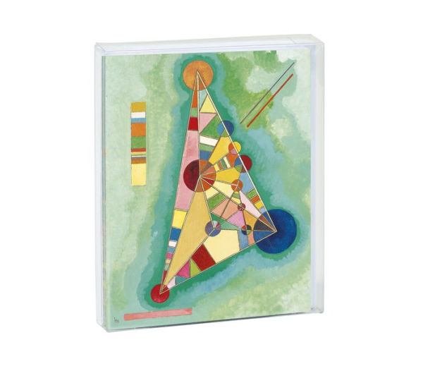 Variegation in the Triangle, Vasily Kandinsky Notecard Set: 10-Full Color, Standard Size Illustrated Notecards with Envelopes