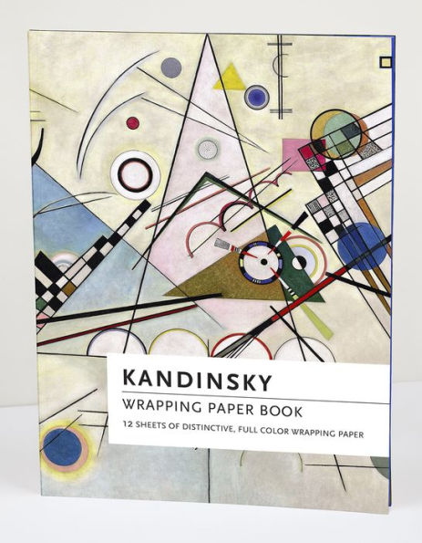 Vasily Kandinsky Wrapping Paper Book: Big Format Flat Magazine Style Book of Folded Wrapping Paper Pages