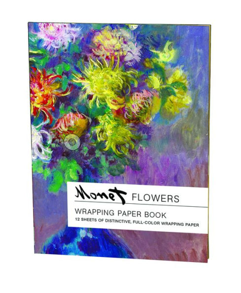 teNeues - Wrapping Paper, Folded into a Book, Paperback, Large Format, 12 Pages, 6 Designs, Wrapping Paper Book: Monet FlowersFlowers, Claude Monet Wrapping Paper Book: Big Format Flat Magazine Style Book of Folded Wrapping Paper Pages