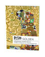 teNeues - Wrapping Paper Book: Golden, Gustav Klimt, 12 Pages, Folded into a Book, Softcover, includes Page of Lablels, 6 Designs: Big Format Flat Magazine Style Book of Folded Wrapping Paper Pages