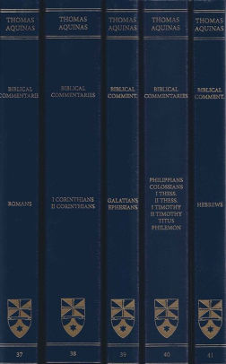 Commentary On The Letters Of Saint Paul Complete Set Latin English Editionhardcover - 