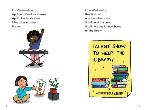 April & Mae and The Talent Show: Wednesday Book
