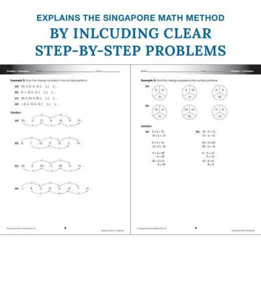 Singapore Math Challenge, Grades 3 - 5