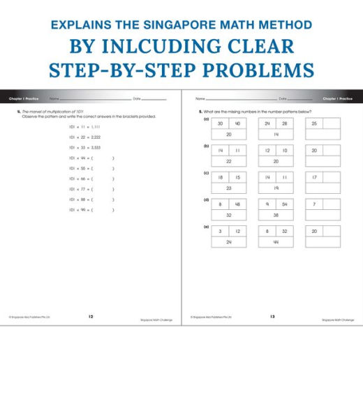 Singapore Math Challenge, Grades 4 - 6