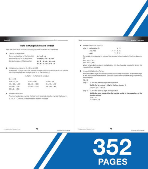 Singapore Math Challenge, Grades 4 - 6