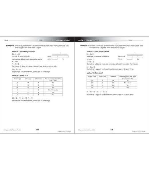 Singapore Math Challenge, Grades 4 - 6