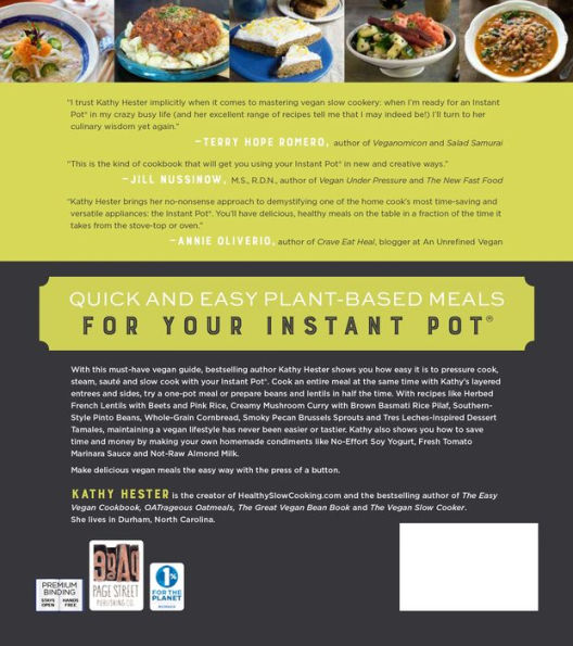 the Ultimate Vegan Cookbook for Your Instant Pot: 80 Easy and Delicious Plant-Based Recipes That You Can Make Half Time