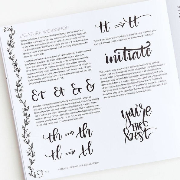 Hand Lettering for Relaxation: An Inspirational Workbook for Creating Beautiful Lettered Art