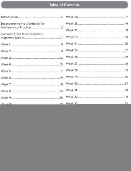 Common Core Math 4 Today, Grade 1: Daily Skill Practice