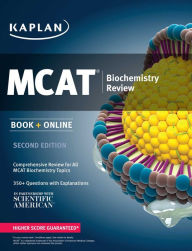 Title: Kaplan MCAT Biochemistry Review: Book + Online, Author: Kaplan