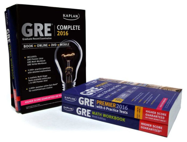GRE Complete 2016: The Ultimate in Comprehensive Self-Study for GRE: Book + Online + DVD + Mobile