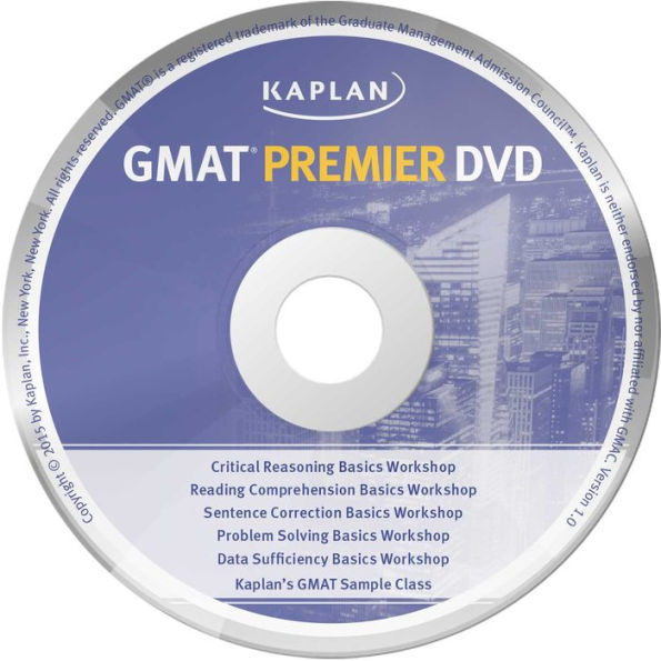 Kaplan GMAT Premier 2016 with 6 Practice Tests: Book + Online + DVD + Mobile