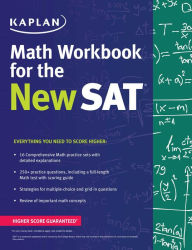 Title: Kaplan Math Workbook for the New SAT, Author: Kaplan Test Prep