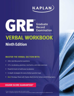 Gre Verbal Workbookpaperback - 