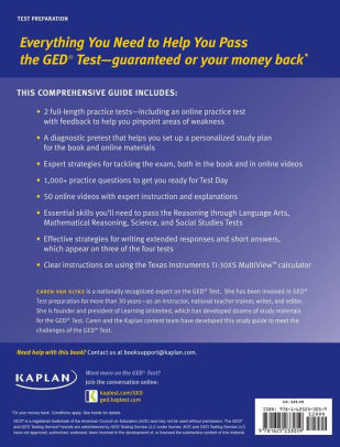 Kaplan Ged Test Premier 2016 With 2 Practice Tests Online