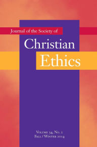 Title: Journal of the Society of Christian Ethics: Fall/Winter 2014, Volume 34, No. 2, Author: Mark Allman