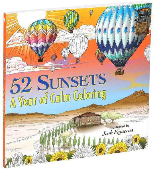 52 Sunsets: A Year of Calm Coloring