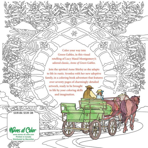 Color the Classics: Anne of Green Gables: A Coloring Book Visit to Prince Edward Island